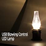 USB Blowing Control LED Lamp