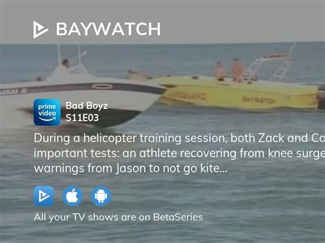 Watch Baywatch season 11 episode 3 streaming online | BetaSeries.com