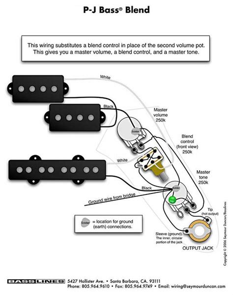 Fender P Bass Wiring Diagram