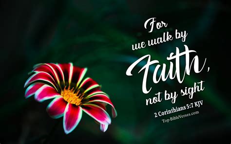 2 Corinthians 5:7 Christian Bible Verse Desktop Wallpapers