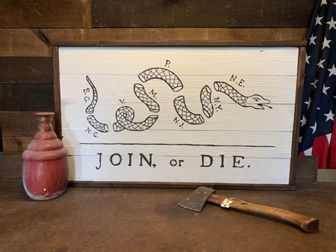 Join or Die Flag Join or Die Join or Die Snake Patriotic - Etsy