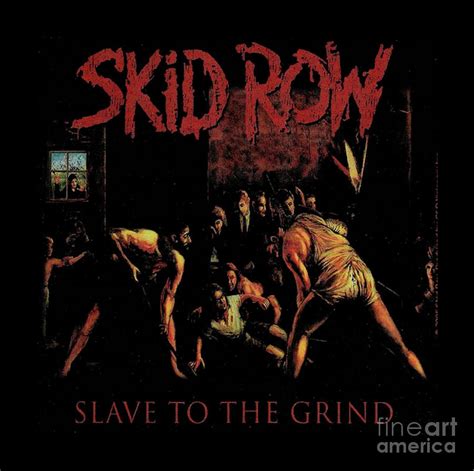 SKID ROW Slave To The Grind Album Cover Digital Art by Scott D Van Osdol | Fine Art America