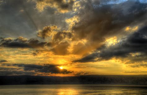 Sunrise On The Sea Of Galilee Photograph by Ken Smith