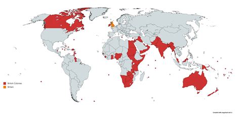 Former British Colonies [6300 x 3095] : MapPorn