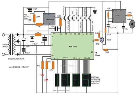 How to Build a Digital LED Clock Circuit Diagram from Scratch