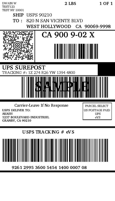 Lithium Battery Label Printable Ups