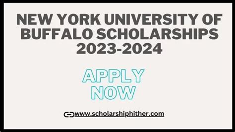 New York University Of Buffalo Scholarships 2023-2024 To Apply For ...