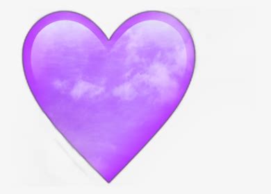 Purple Aesthetic Heart Emoji