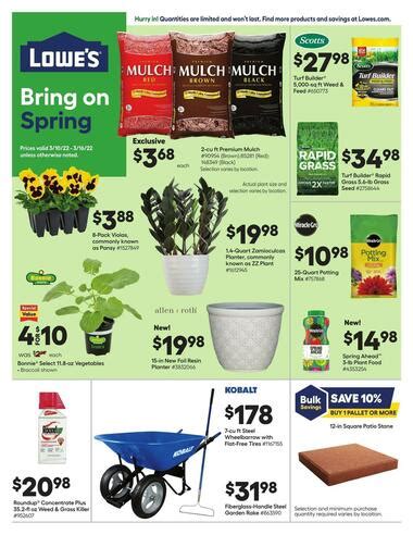 Lowe's - East Wichita, KS - Hours & Weekly Ad