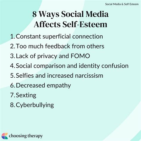 How Social Media Impacts Self Esteem Teen Mental - buickcafe.com