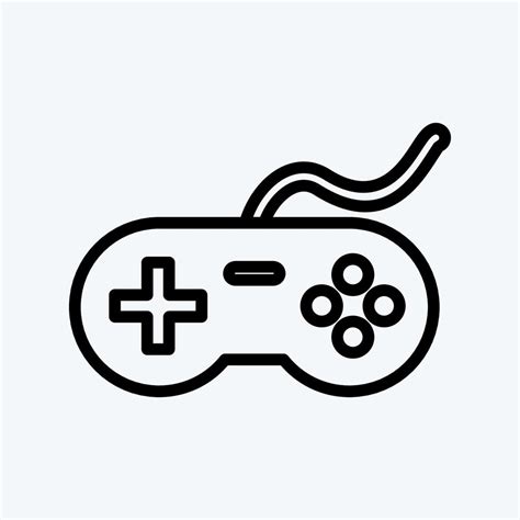 Icon Video Game. suitable for education symbol. line style. simple design editable. design ...