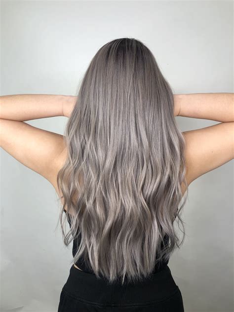 11 Short Hair Gray Balayage - Short Hair Color Ideas - Short Locks Hub