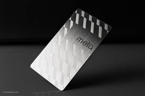 Quick stainless steel black spot color template 1 | Metal business cards, Spot colour, Business ...