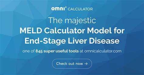 MELD Calculator (Model for End-Stage Liver Disease) - Omni