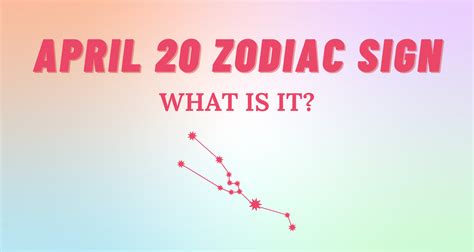 April 20 Zodiac Sign Explained | So syncd