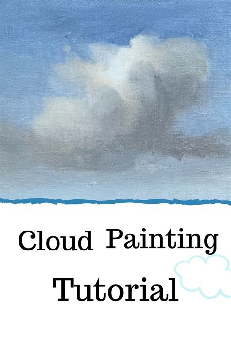 How to paint clouds! Step by step cloud painting tutorial. Cloud ...