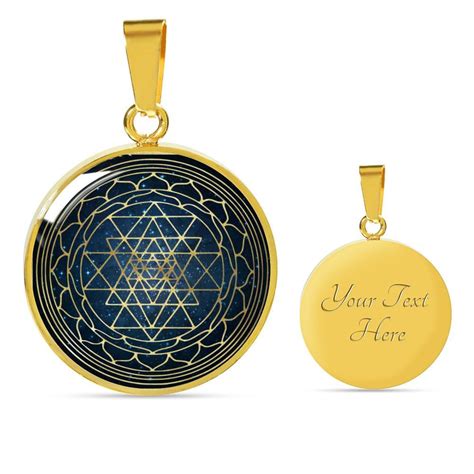 Sri Yantra Pendant, Shri Yantra, Sacred Geometry, Hindu Jewelry, Yoga ...