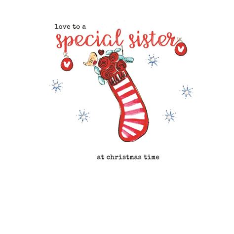 Cards » Sister Christmas card - Laura Sherratt Designs Ltd