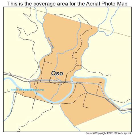 Aerial Photography Map of Oso, WA Washington