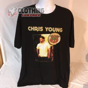 Chris Young Concert Tour T- Shirt, Chris Young Songs List T- Shirt ...