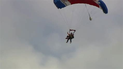 Governor Abbott skydives with 106-Year-Old WWII Veteran