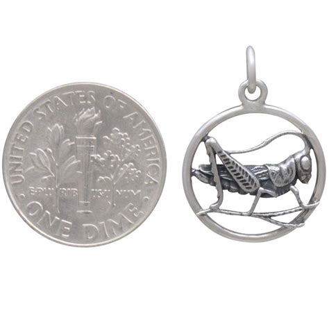 Sterling Silver Lucky Cricket Charm