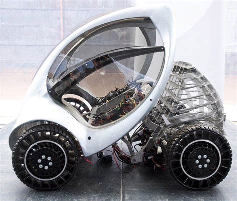 Prototype for an electric folding car. Whoa.