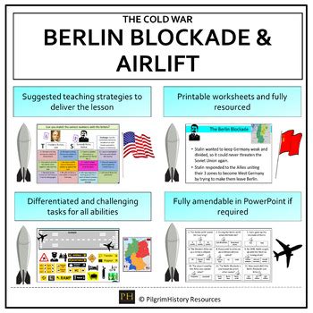 Berlin Blockade and Airlift by Pilgrim History Resources | TPT