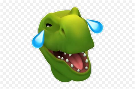 Dino Emoji Estrella Stickers For - Inflatable,Dino Emoji - free transparent emoji - emojipng.com