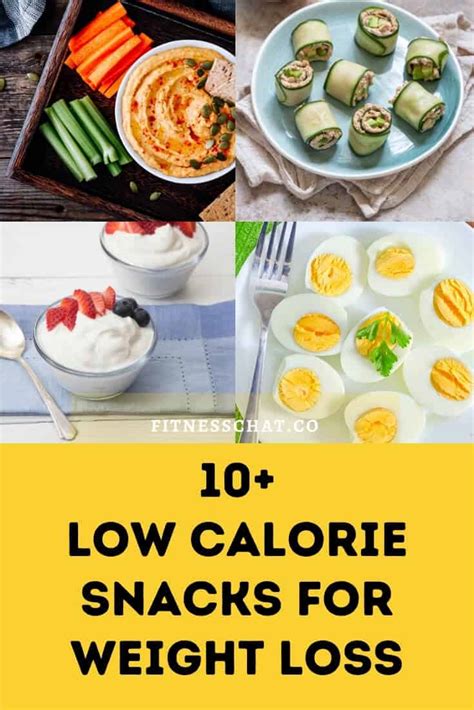 10 surprisingly low calorie snacks for weight loss that are filling