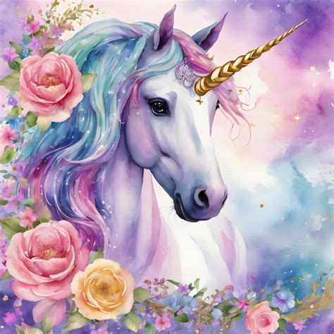 Unicorn Fantasy Art Illustration Free Stock Photo - Public Domain Pictures
