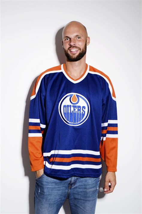 Edmonton Oilers Jersey NHL mens. HOT MILK 90s streetwear online store