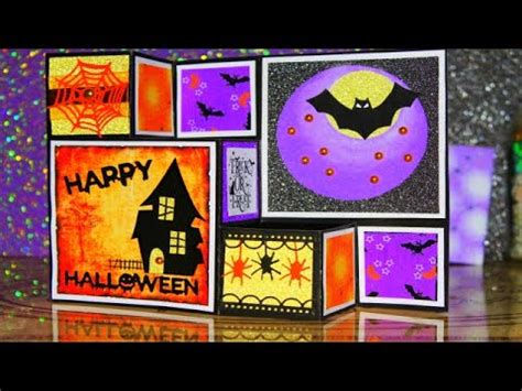 Halloween card/DIY Halloween Pop Up Card /Pop Up Card - YouTube