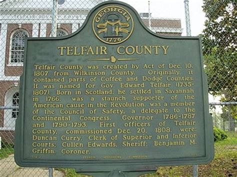 Telfair County-GHM 134-2-Telfair Co - Georgia Historical Markers on ...