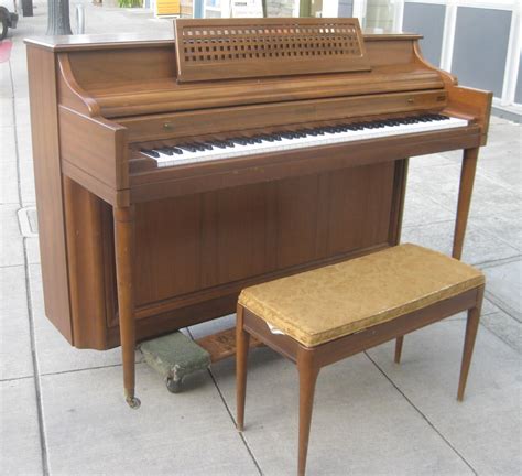 UHURU FURNITURE & COLLECTIBLES: SOLD - Kimball Console Piano - $275