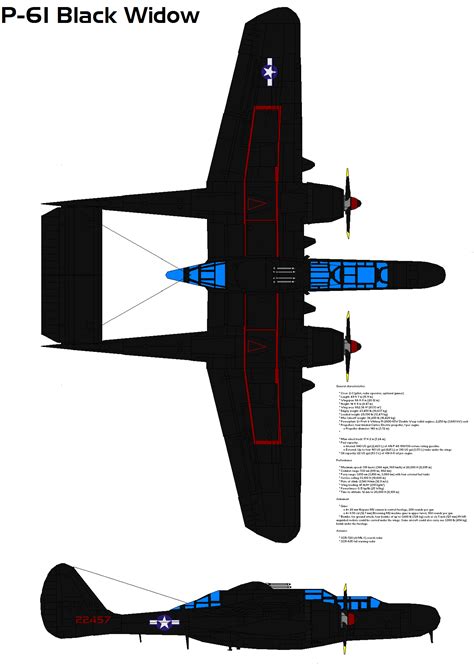 Northrop P-61 Black Widow by bagera3005 on DeviantArt