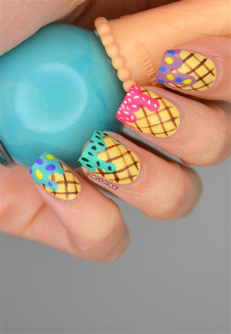 NAILS | I Scream, You Scream, We All Scream for Ice Cream! #CBBxManiMonday | Cosmetic Proof ...