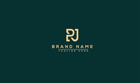 RJ Logo Design Template Vector Graphic Branding Element. 10813392 Vector Art at Vecteezy