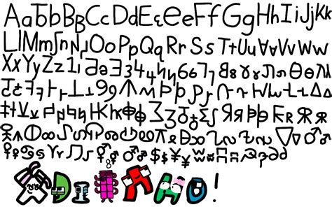 The Full Shidinn Alphabet by LadySchaefer on DeviantArt