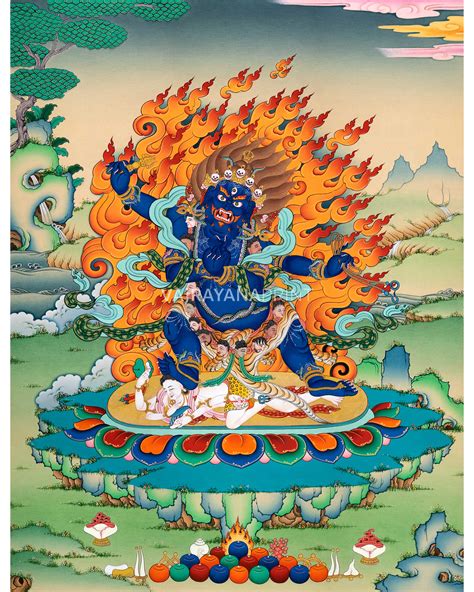 Vajrapani Thangka Print's Fearless Aura | Fearless and Mighty