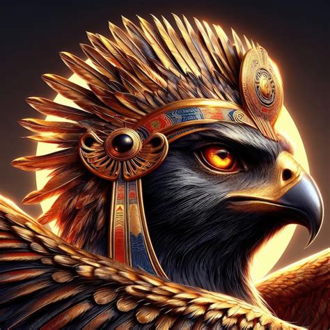 Premium AI Image | Amon Ra Egyptian mythology illustration