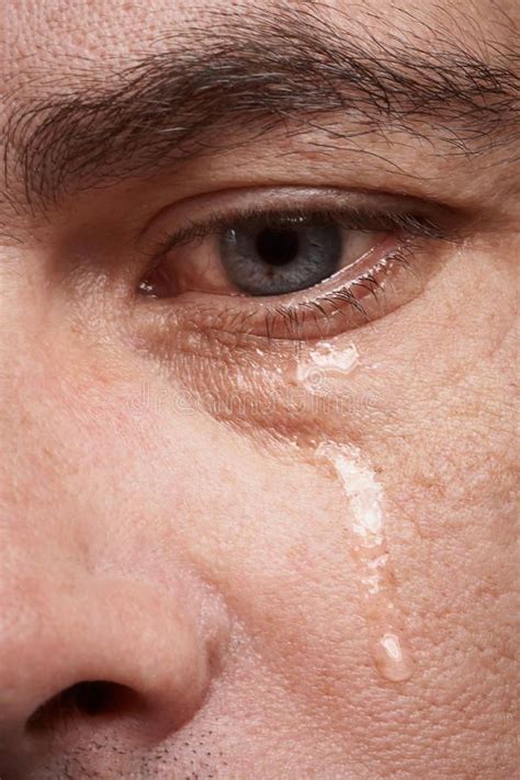 Crying man. With tears in eye closeup , #SPONSORED, #man, #Crying, # ...