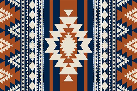 Southwest navajo geometric colorful vintage pattern. Ethnic southwestern geometric seamless ...