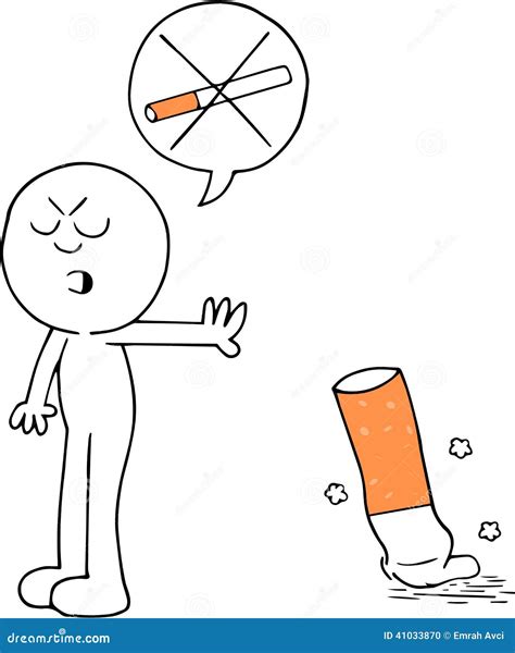 Smoking Ban Cartoon Royalty-Free Stock Photo | CartoonDealer.com #36066219