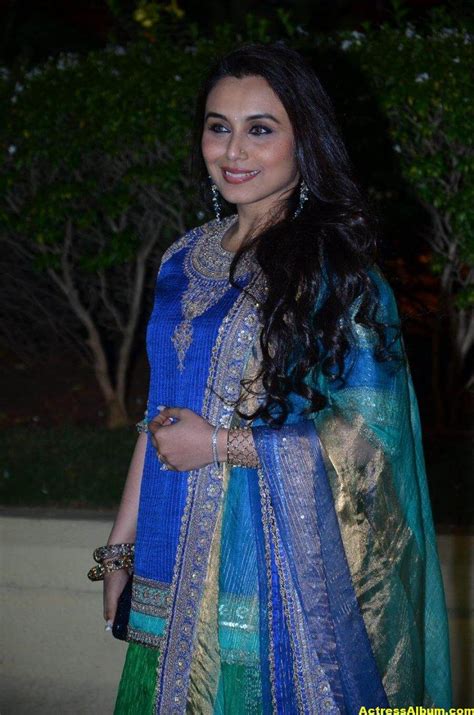 Rani Mukerji Hot Photos At Wedding In Blue Dress - Actress Album