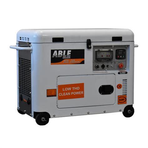 7kVA Portable Diesel Generator 240v (KP7K1) - Solar Batteries Online