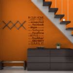 Large Modern In This House Rules Facebook Wall Art Sticker Decal Vinyl Transfer ⋆ Bespoke Graphics