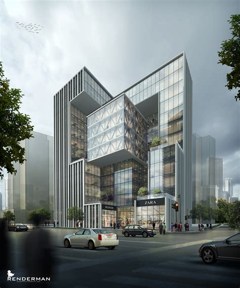 A Modern Office Building - Ronen Bekerman - 3D Architectural Visualization & Rendering Blog