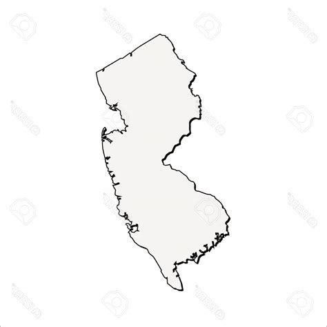 New Jersey Outline Vector at Vectorified.com | Collection of New Jersey Outline Vector free for ...