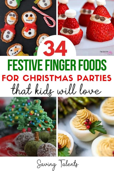 Delicious and Fun Holiday Finger Foods for Kids